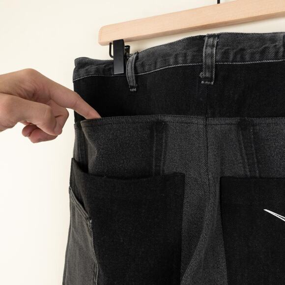 Reworked custom wide leg denim - Picture 6 of 7